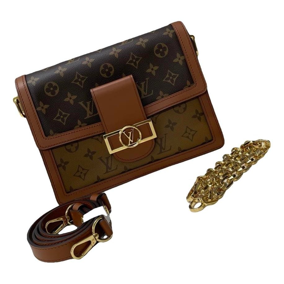 Dauphine leather handbag