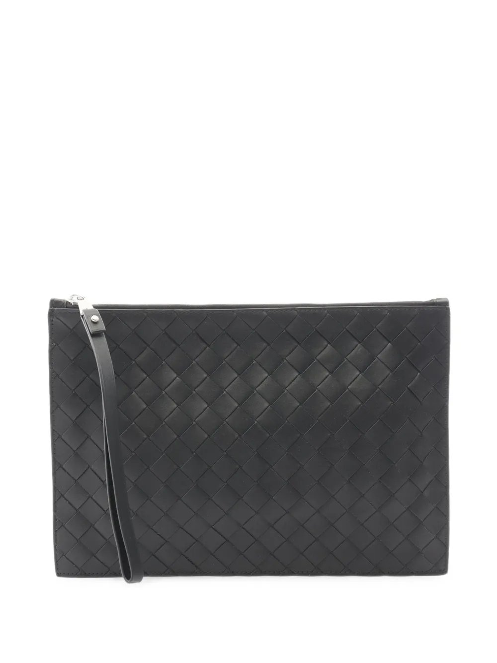 2012-2026 Nappa Intrecciato Flat Wristlet Pouch clutch bag