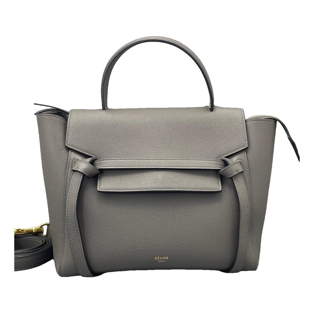 Belt leather handbag