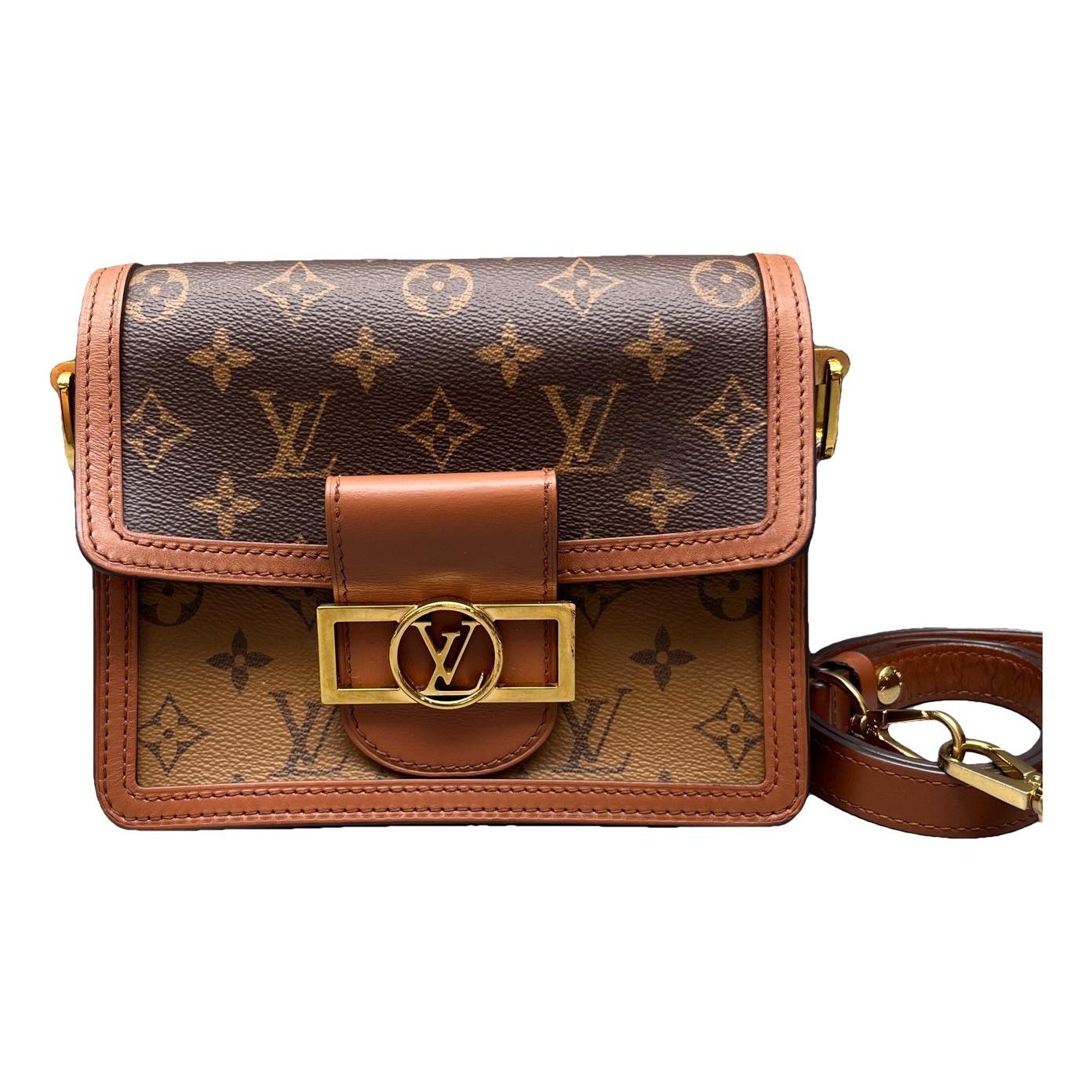 Dauphine leather handbag