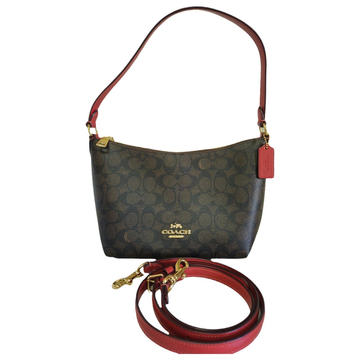 Signature Sufflette leather handbag