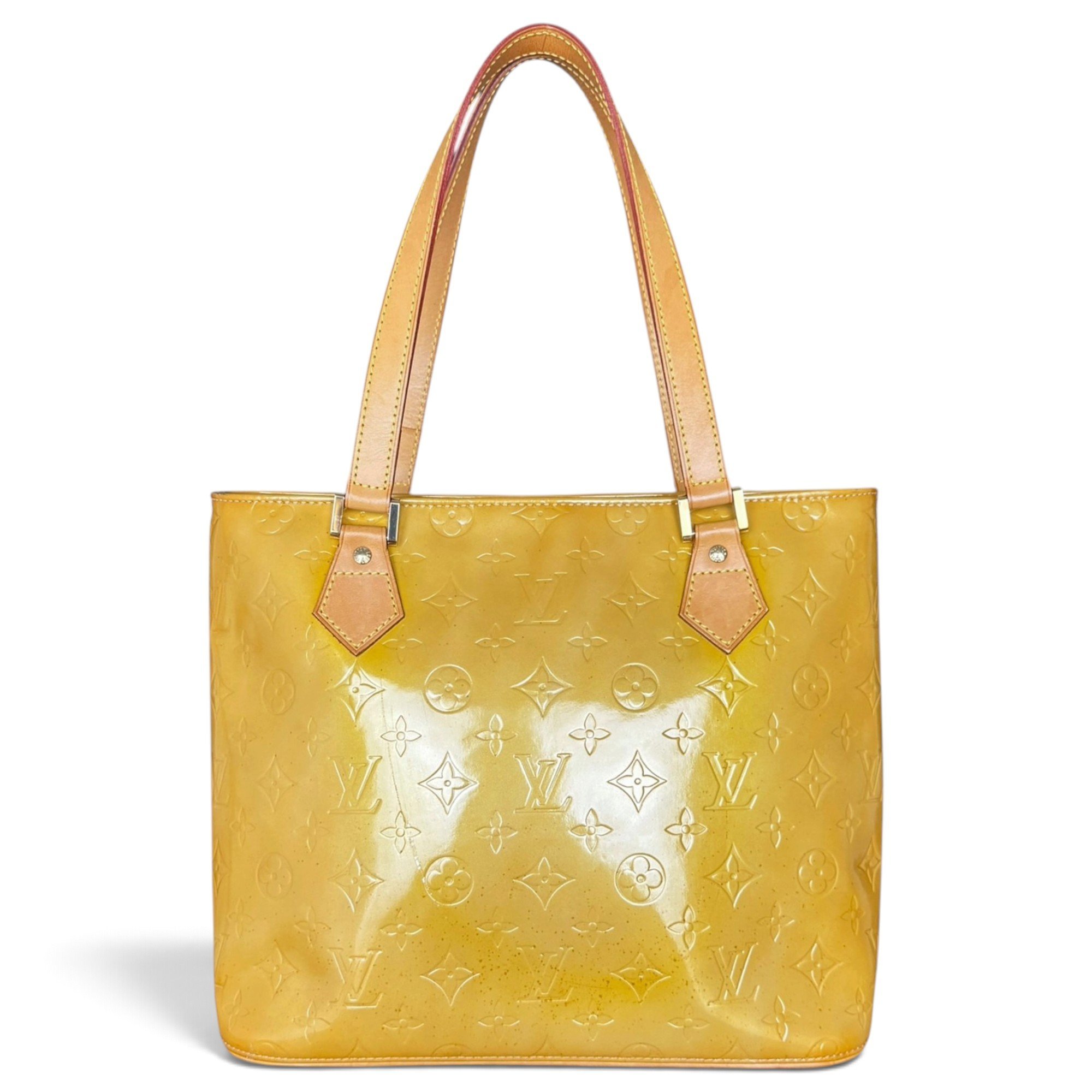Houston patent leather handbag