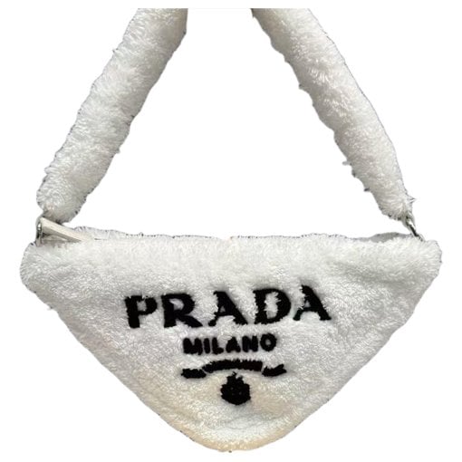 Triangle cloth handbag