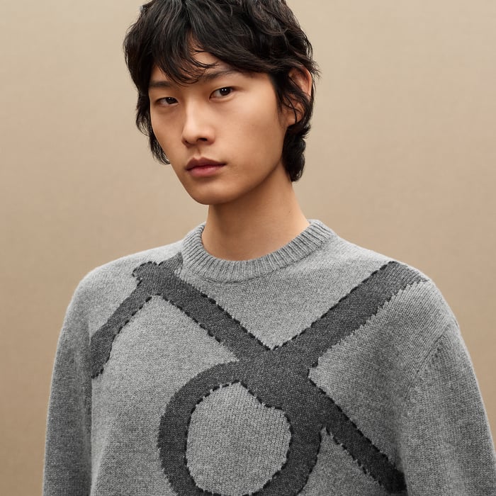 Flanelle "Maxi Mors Sellier" Crewneck Sweater