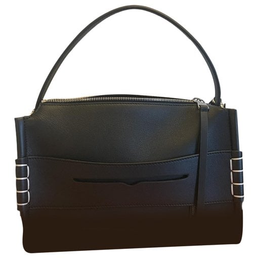 Loafer leather handbag