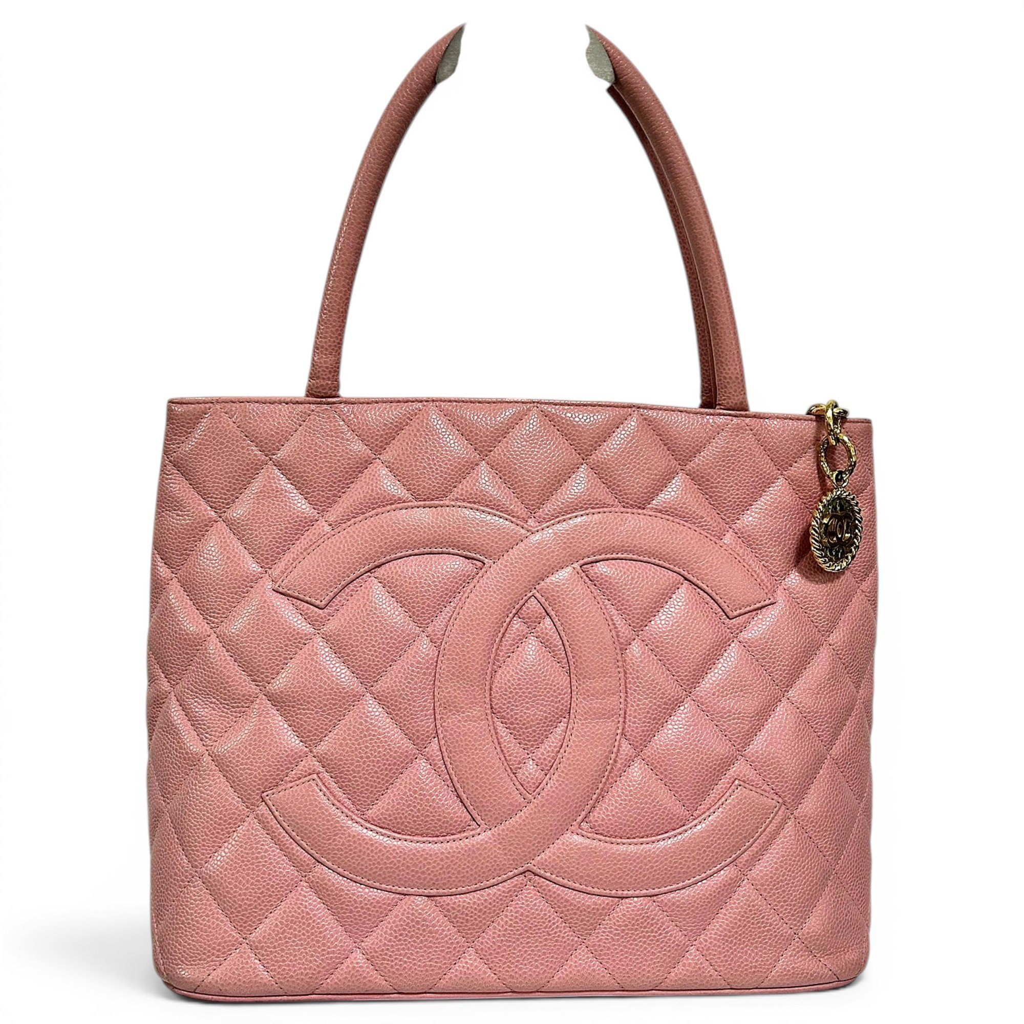 Médaillon leather tote
