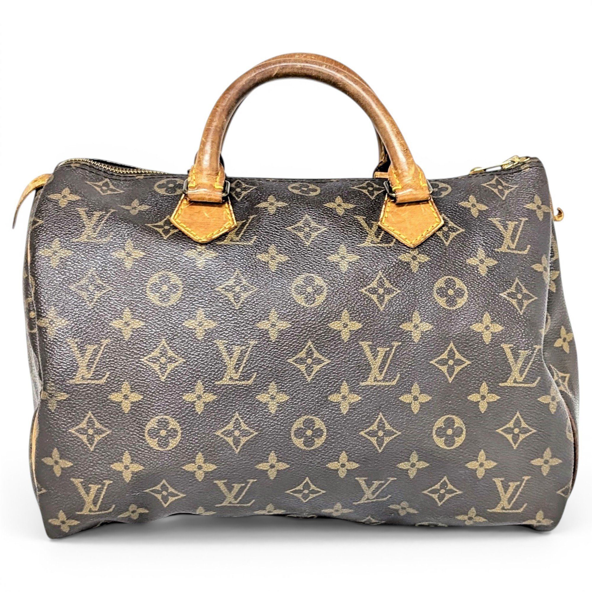 Speedy leather handbag