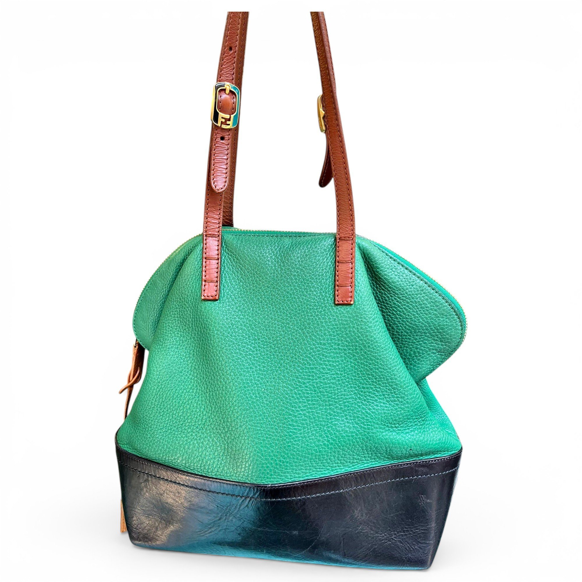 Leather tote