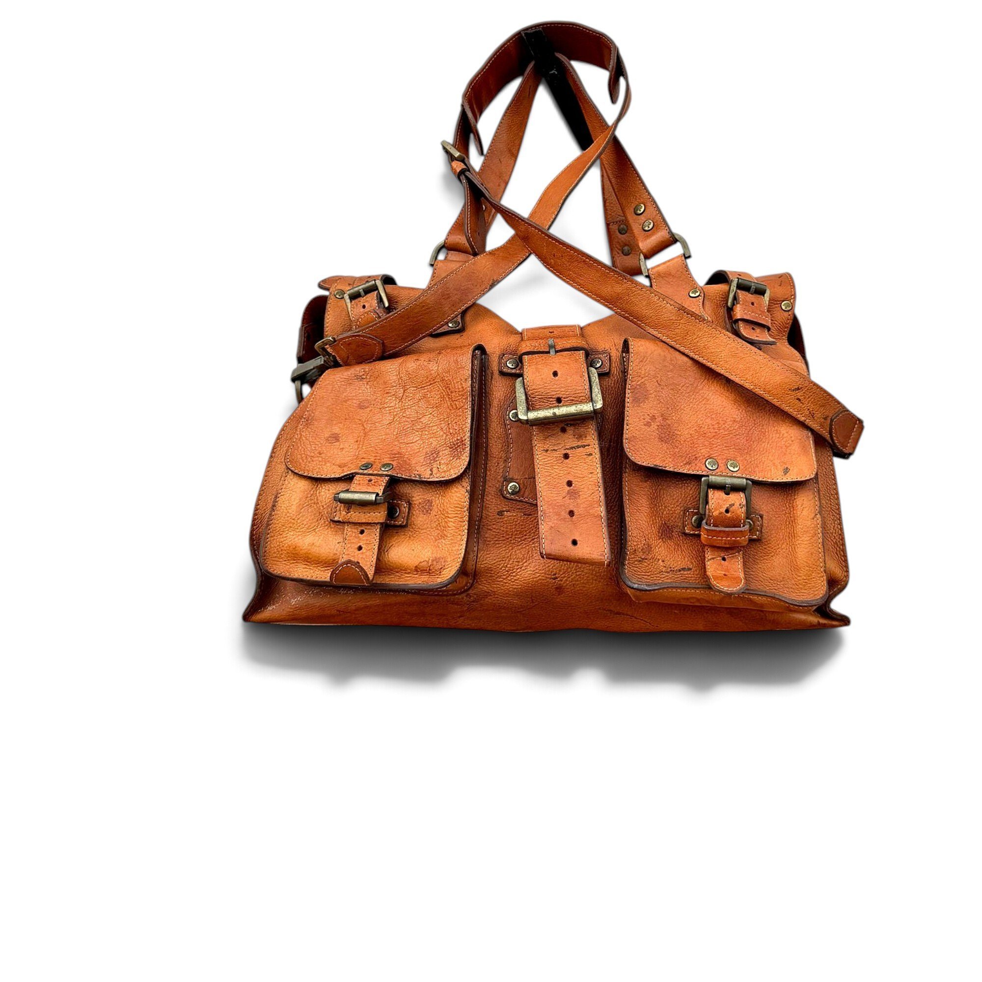 Leather 48h bag