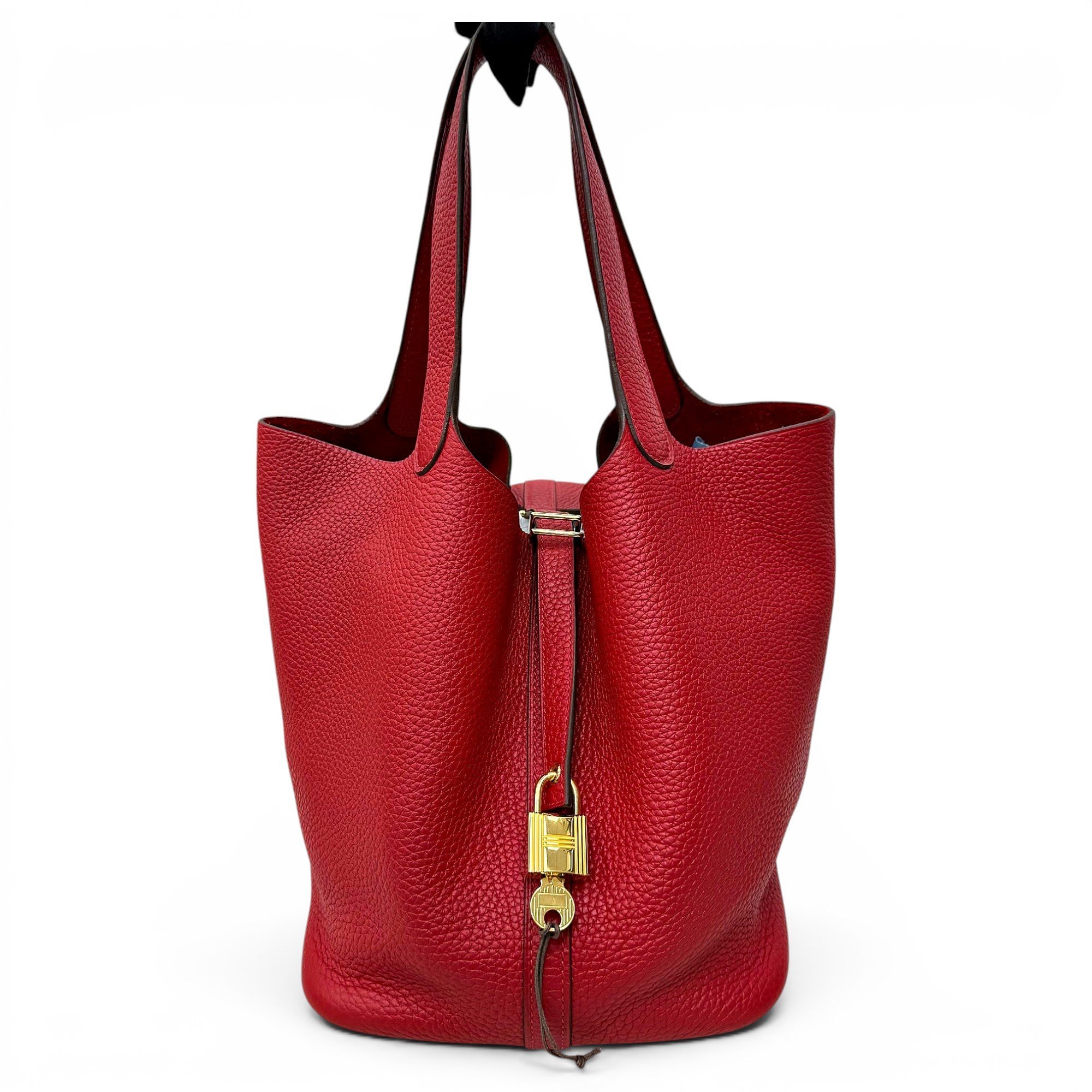 Picotin leather handbag