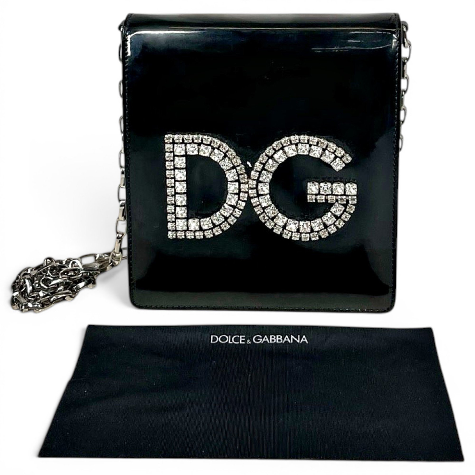 Patent leather crossbody bag