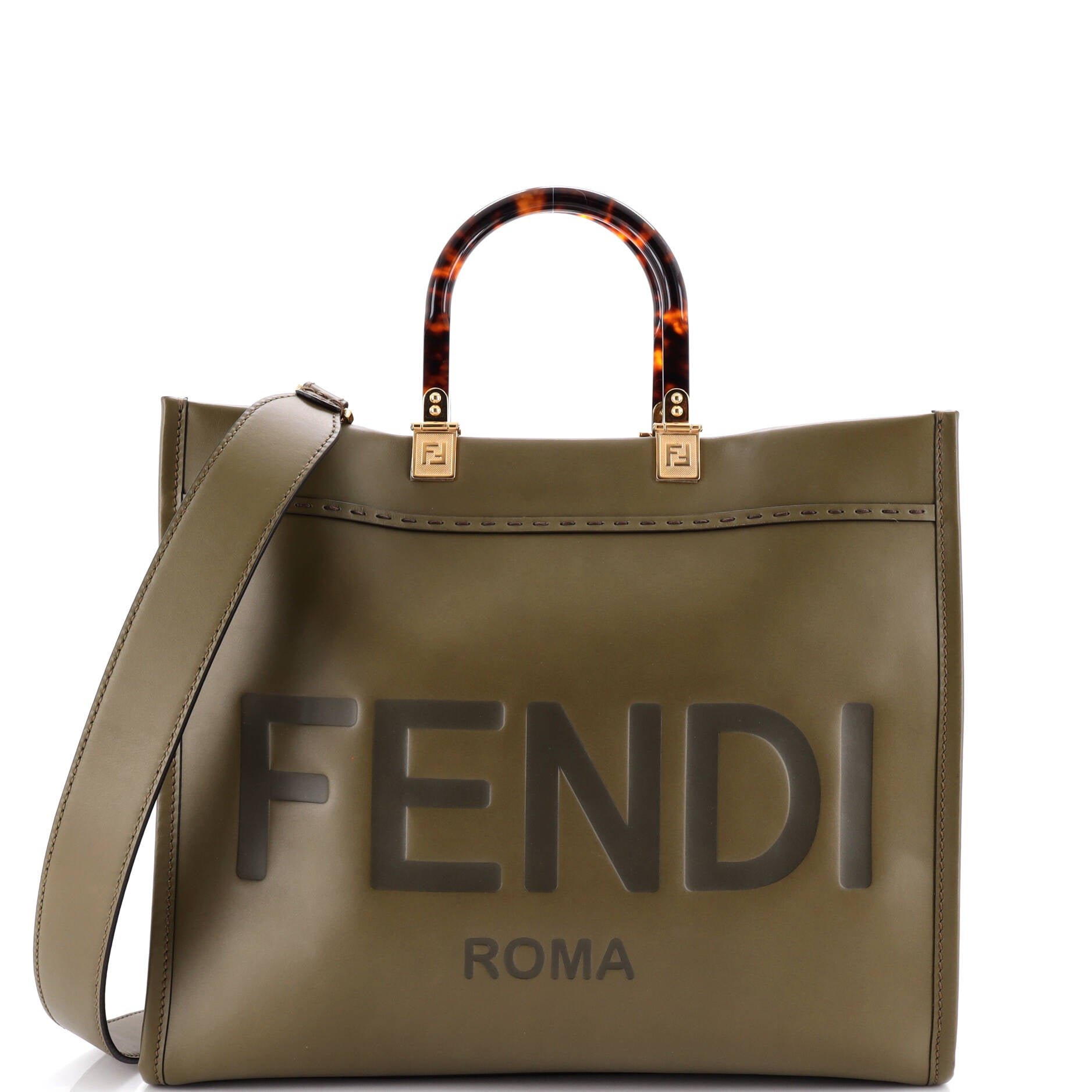 Sunshine Shopper Tote Leather Medium