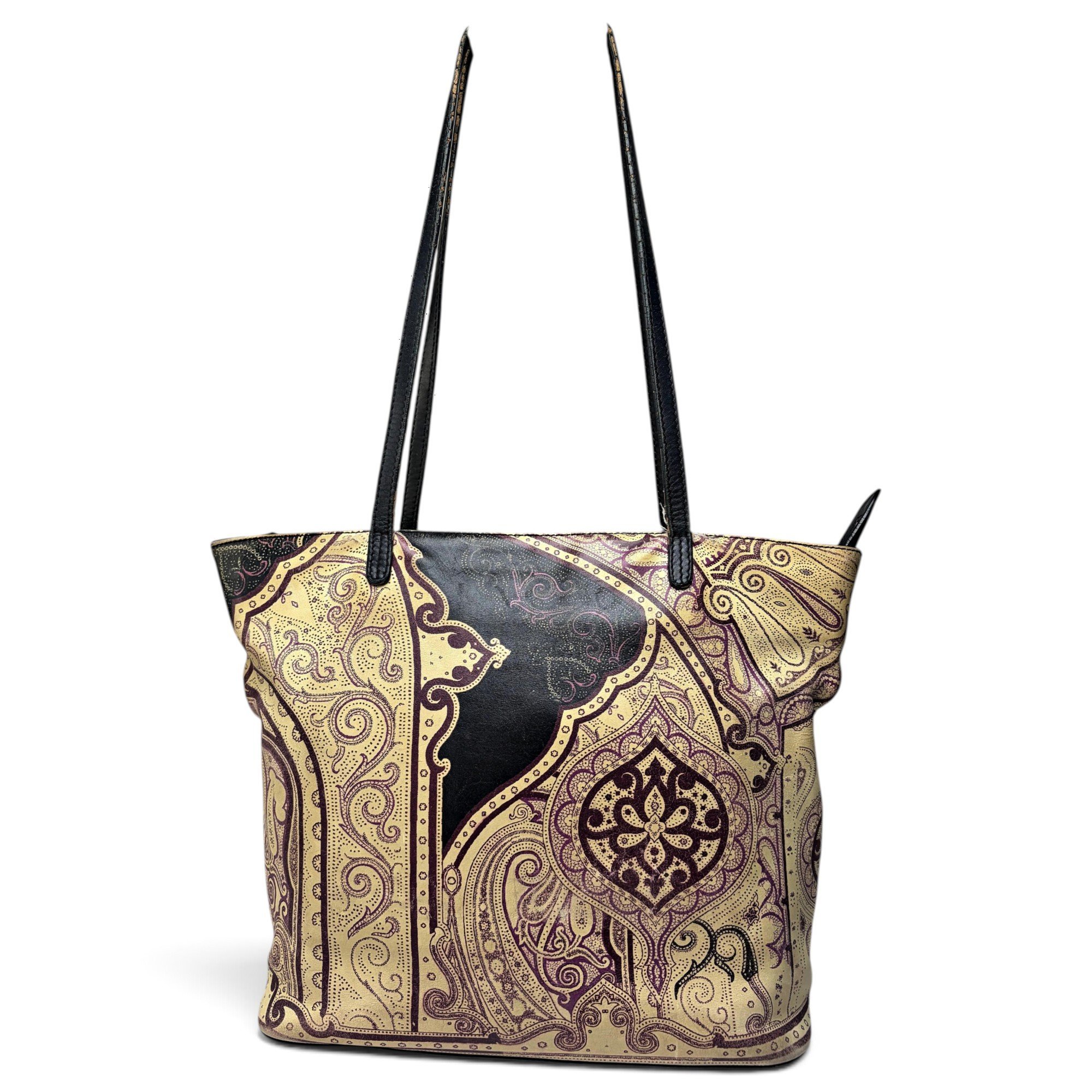 Leather tote