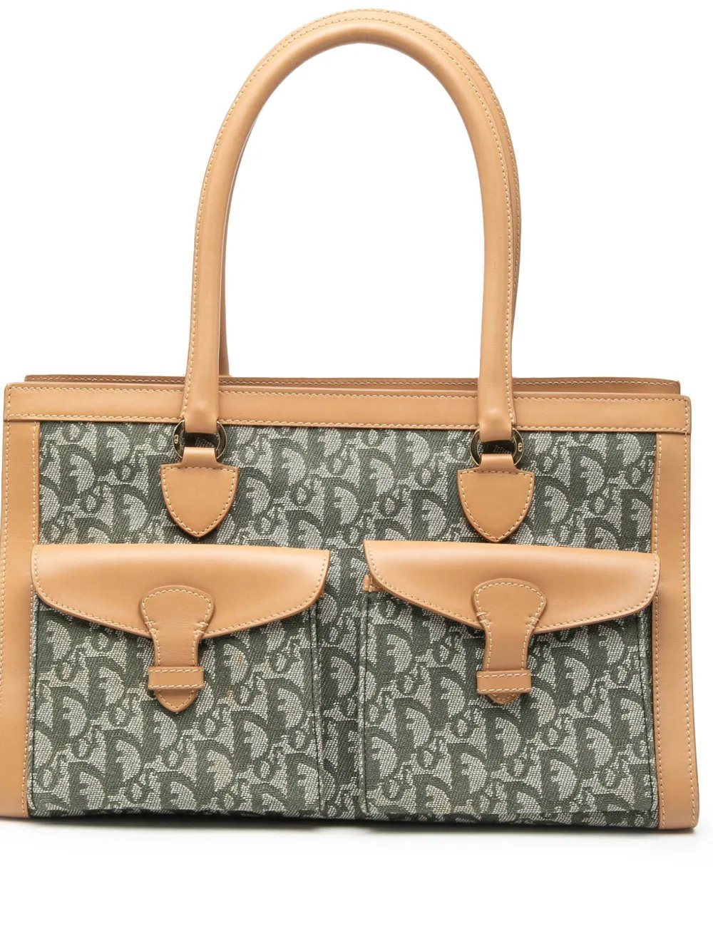 2002 Diorissimo Trotter Canvas Double Pocket tote bag