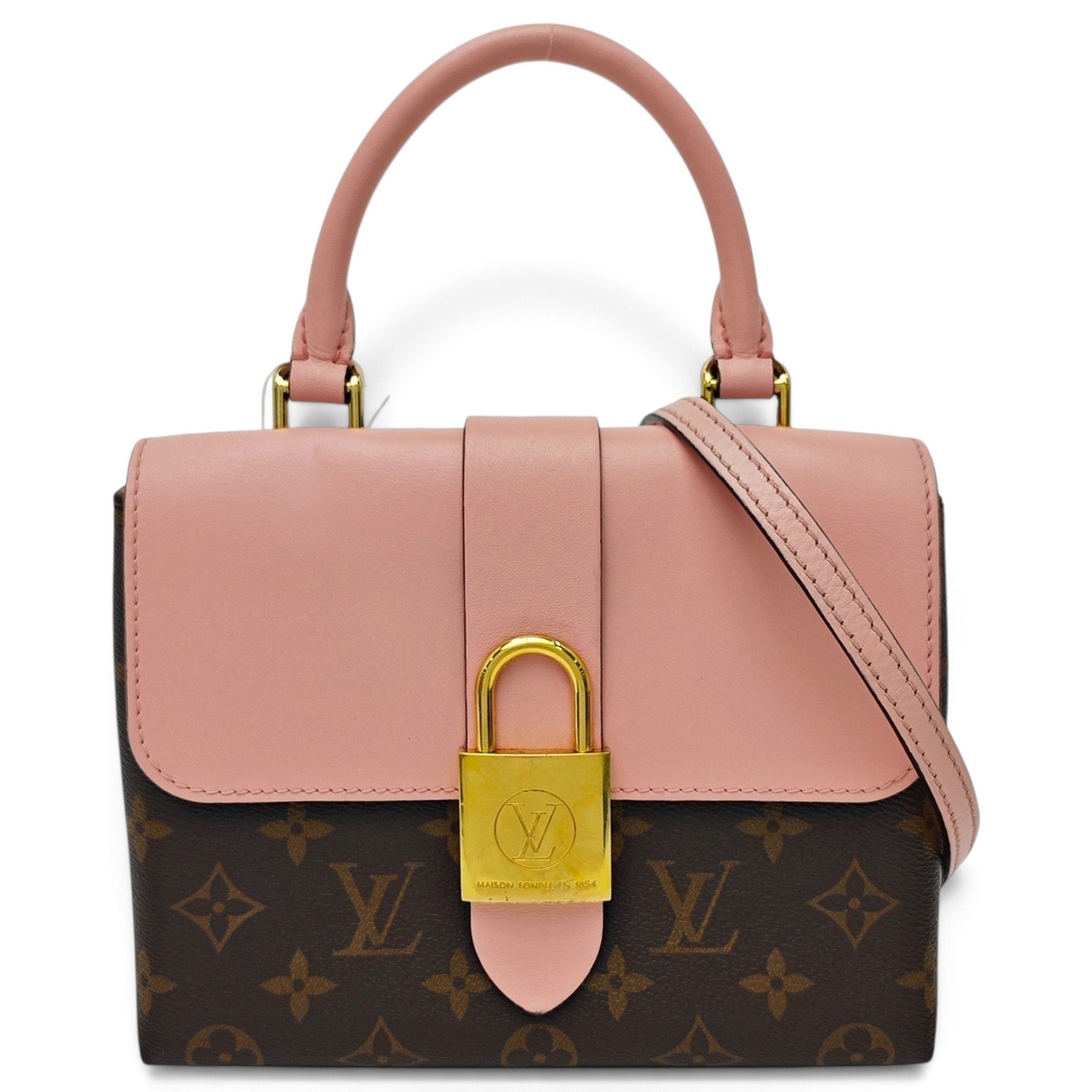 Louis Vuitton Locky BB leather handbag