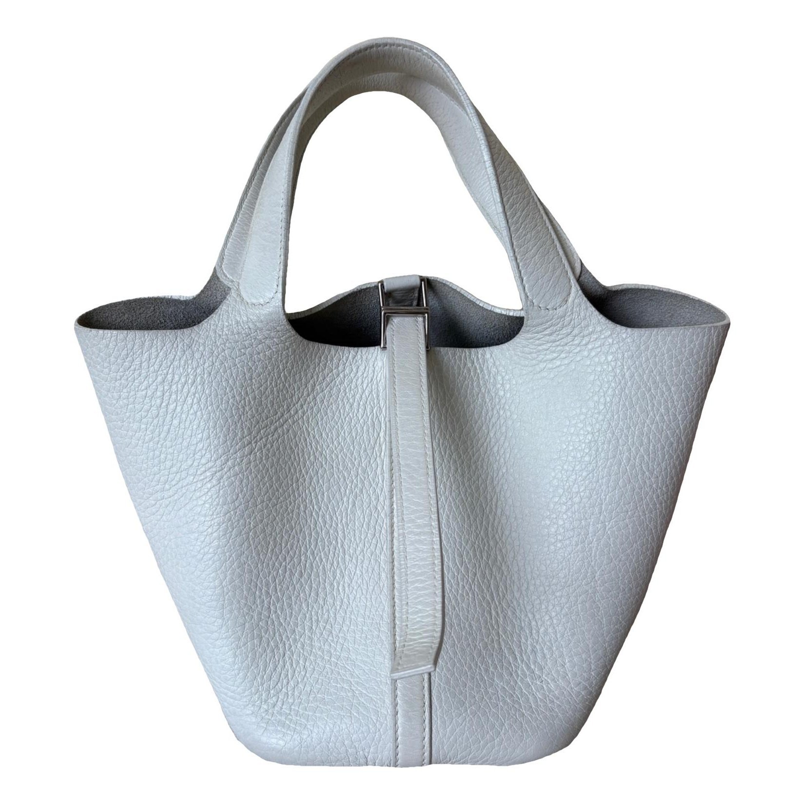Hermes Picotin 18 Handbag Craie Togo Leather