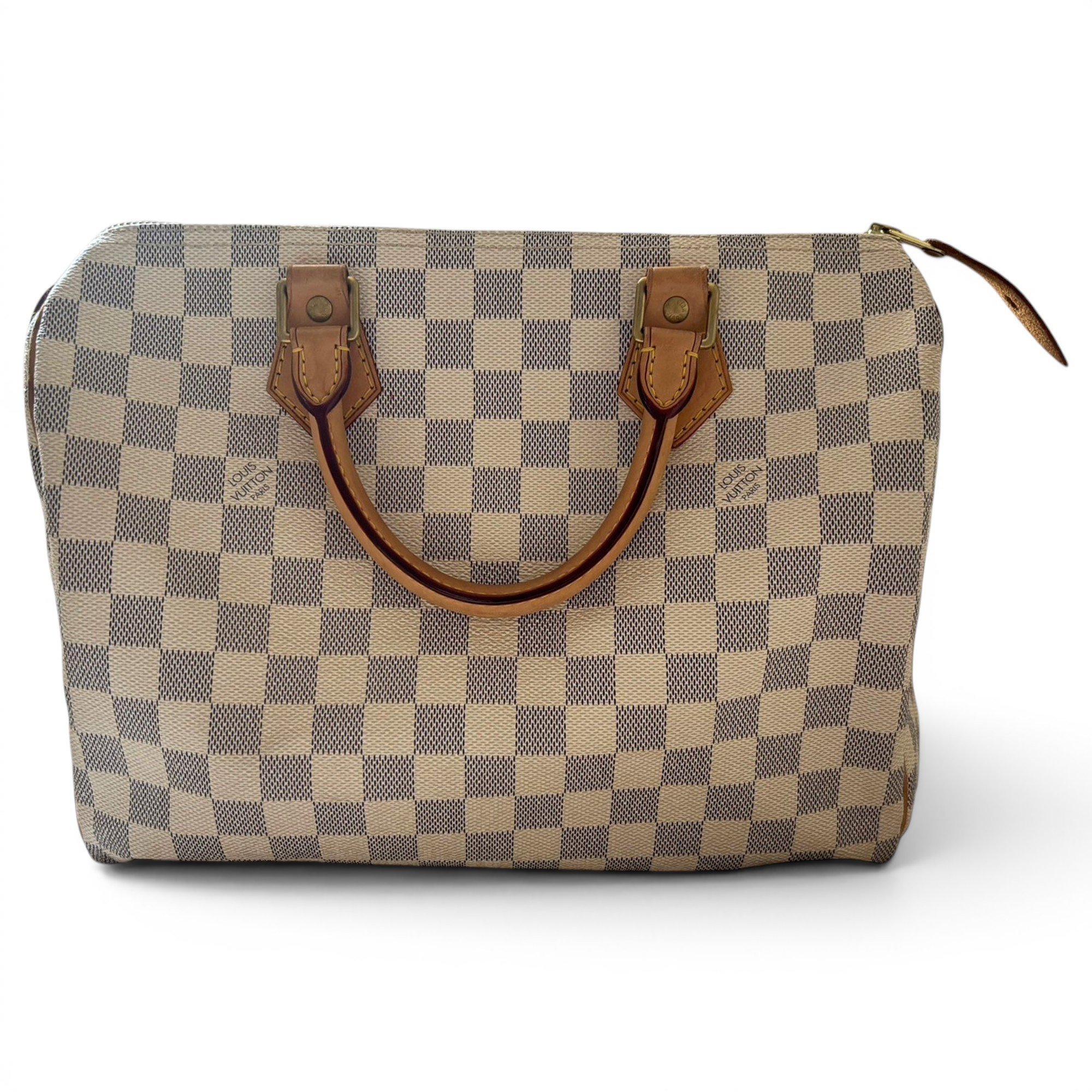 Speedy leather handbag