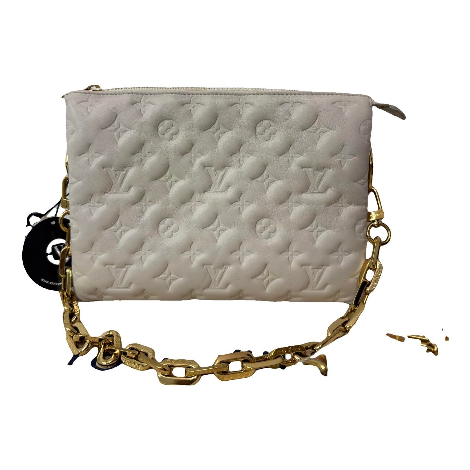 Coussin leather handbag