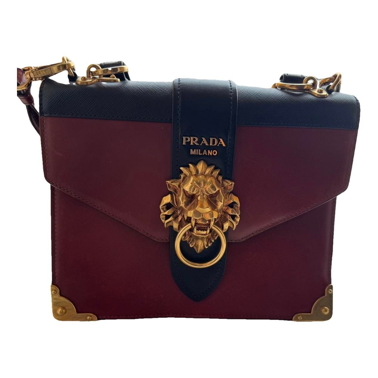 Cahier leather crossbody bag