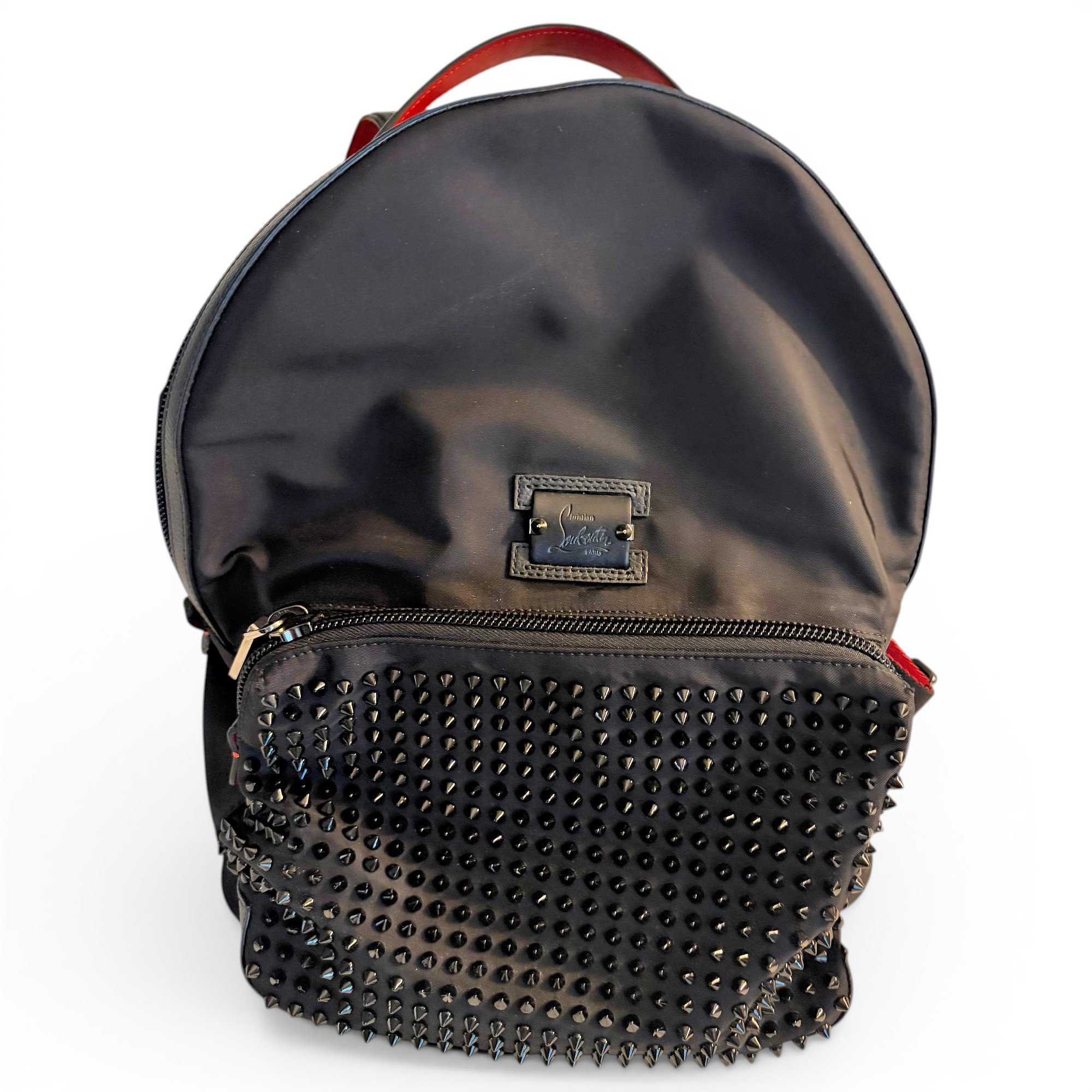 Leather backpack
