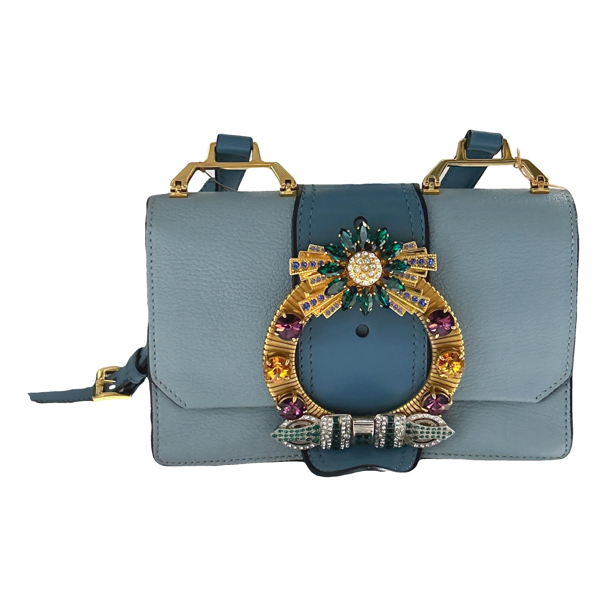 Miu Lady leather handbag