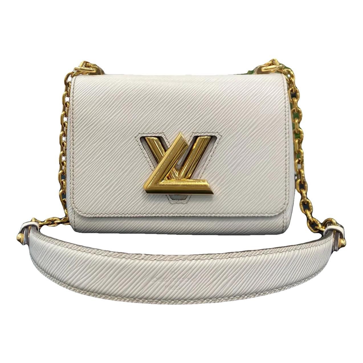 Twist leather handbag