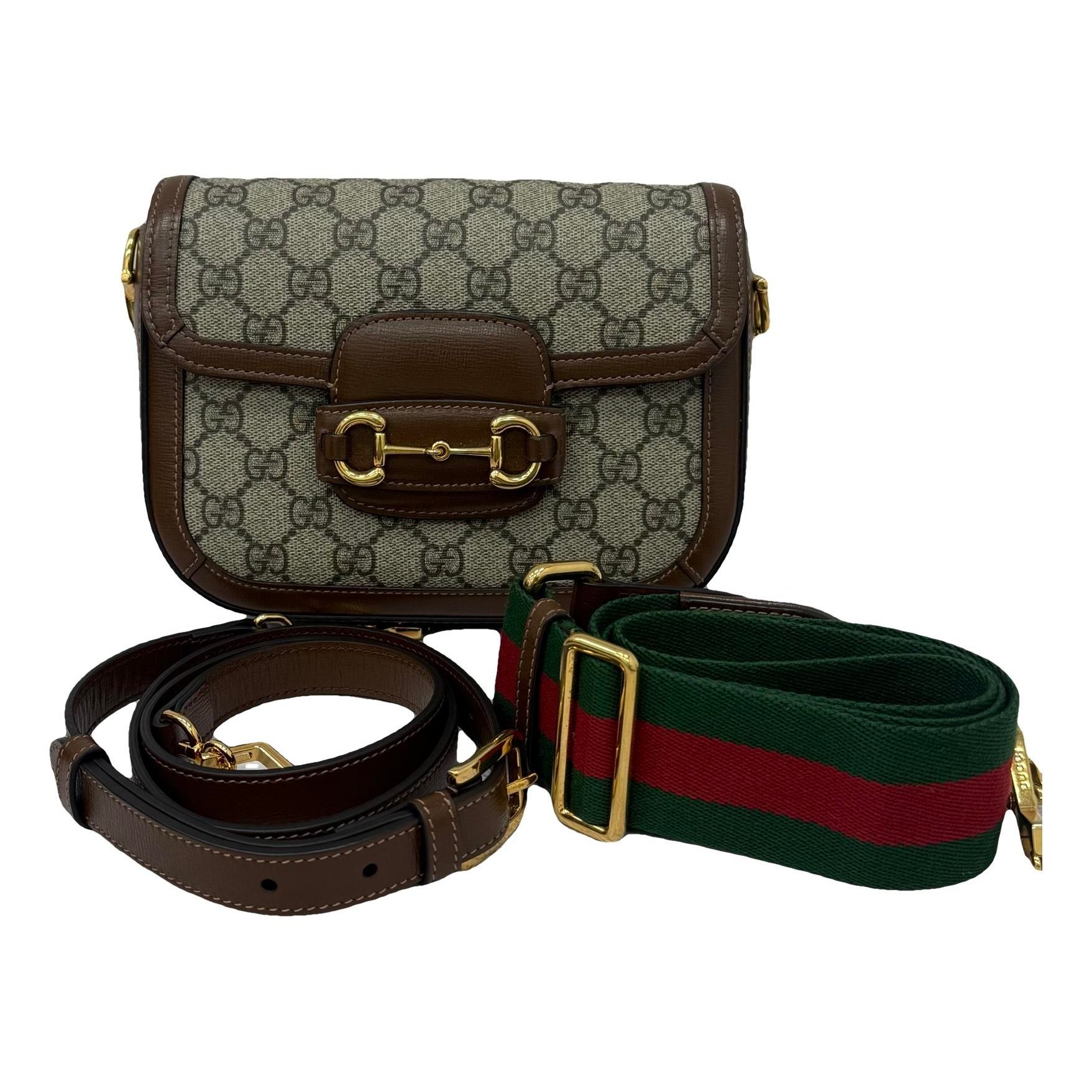 Horsebit 1955 Flap leather handbag