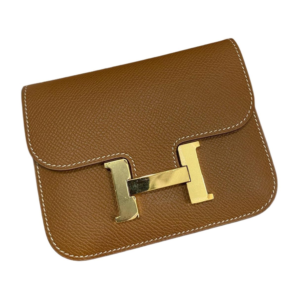 Constance leather clutch bag