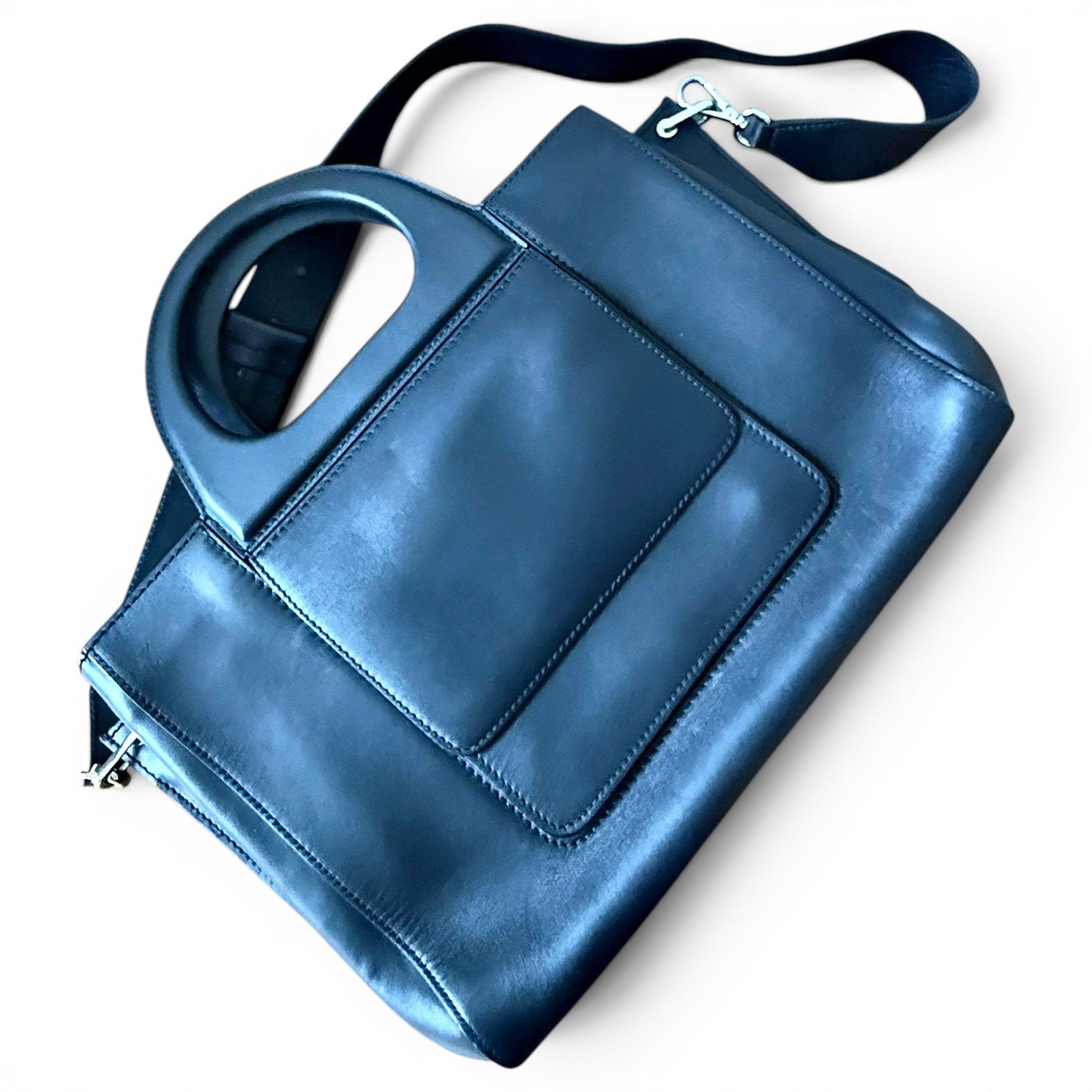 Leather handbag