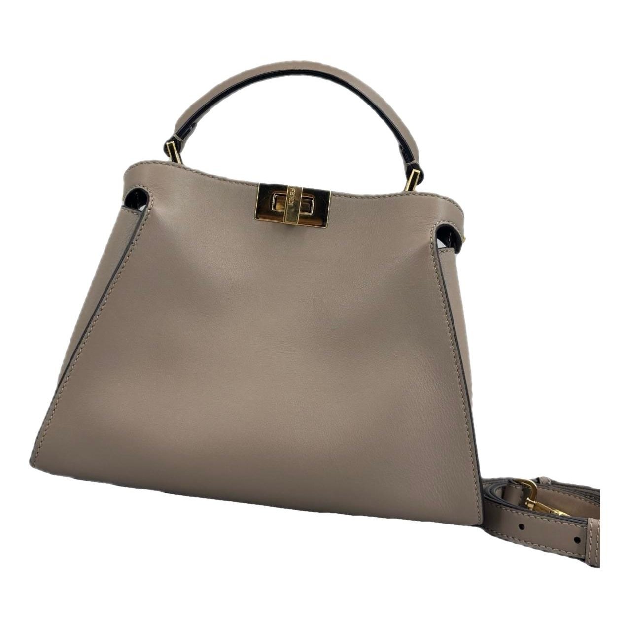 Peekaboo leather handbag