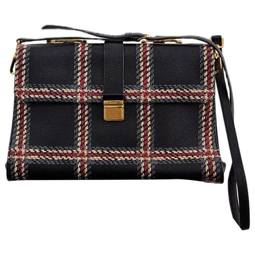 Madras leather handbag