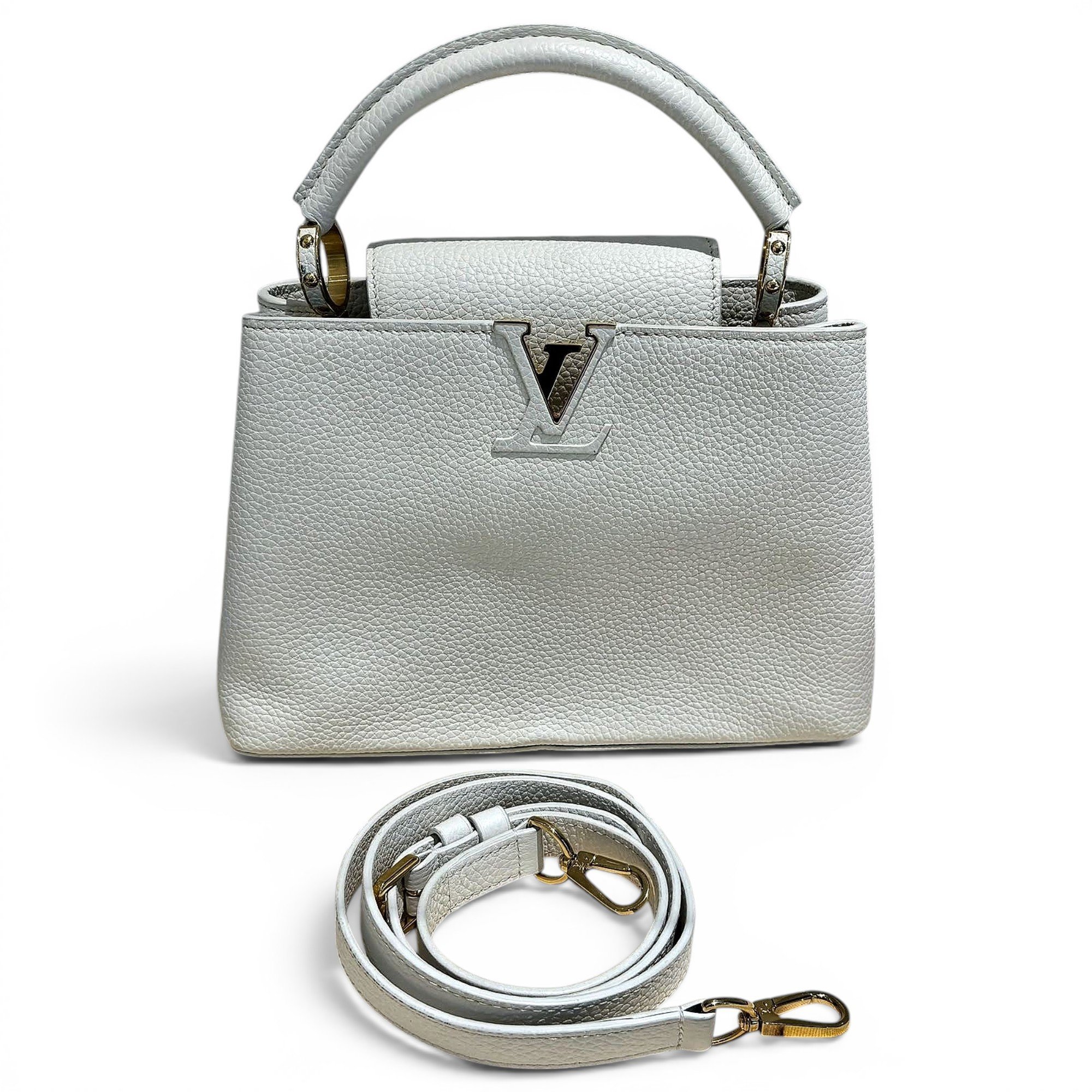Capucines leather handbag