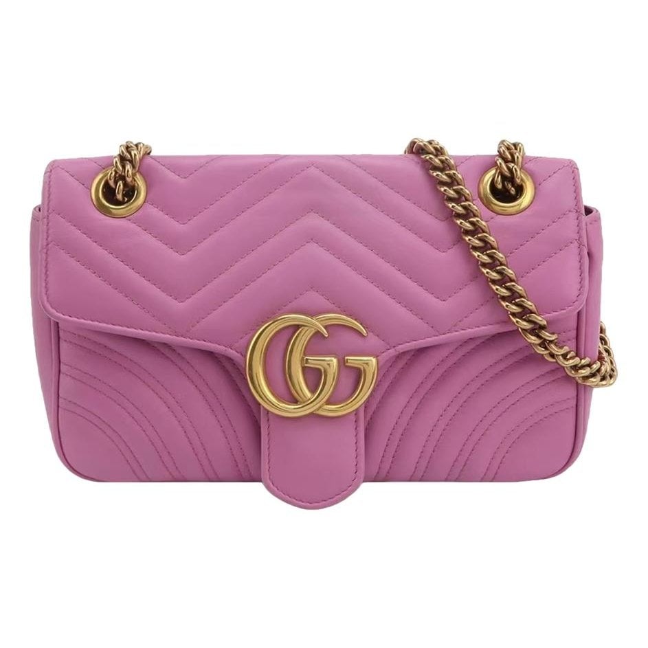 GG Marmont Flap leather handbag