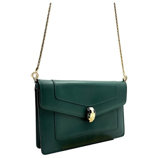 Serpenti leather handbag