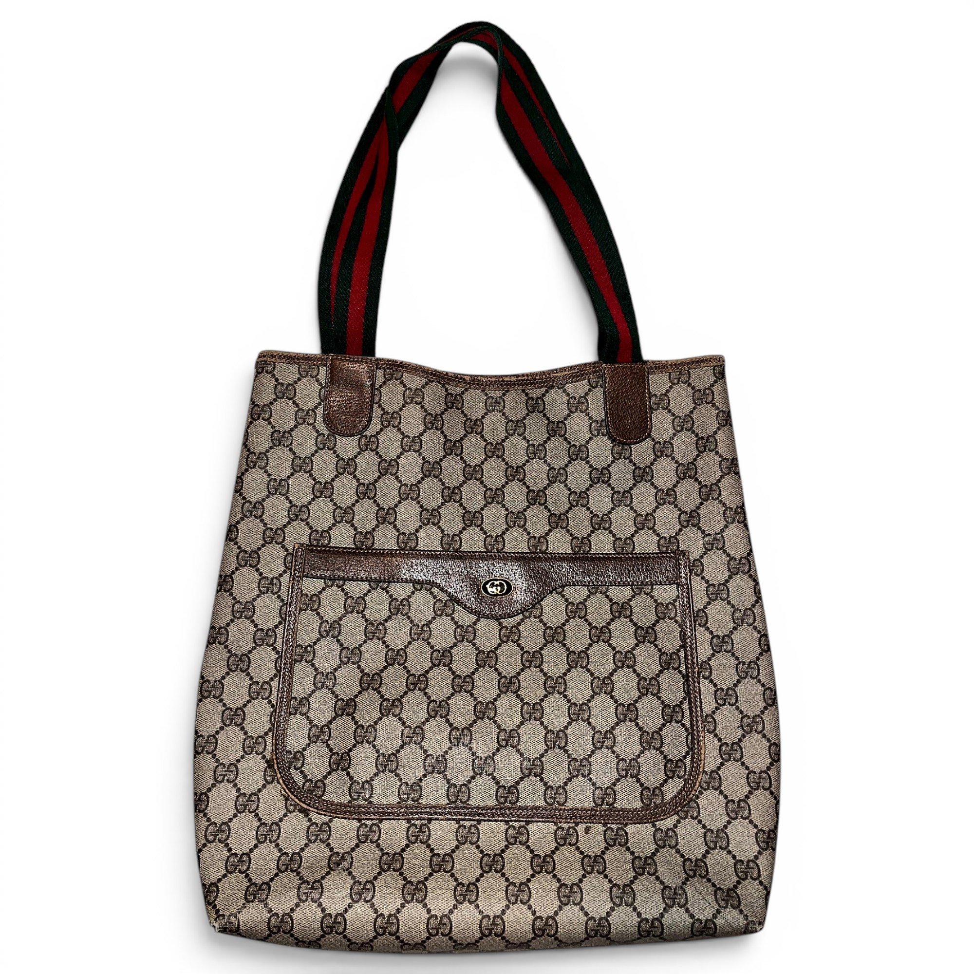 Leather tote