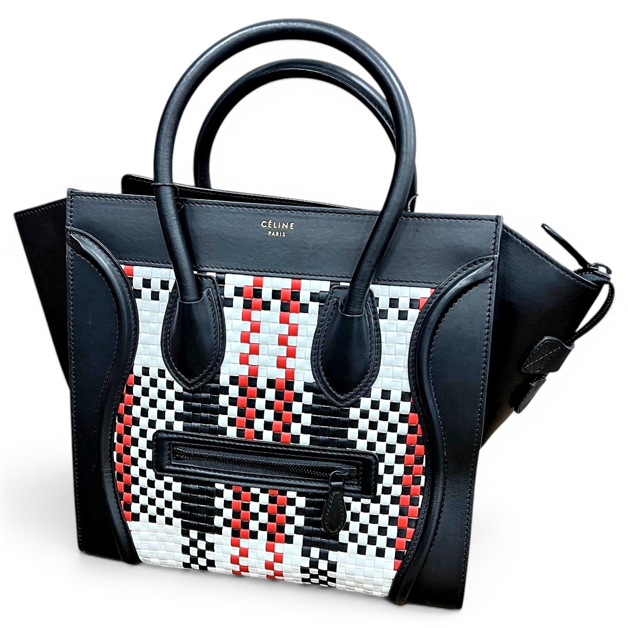 Luggage leather handbag