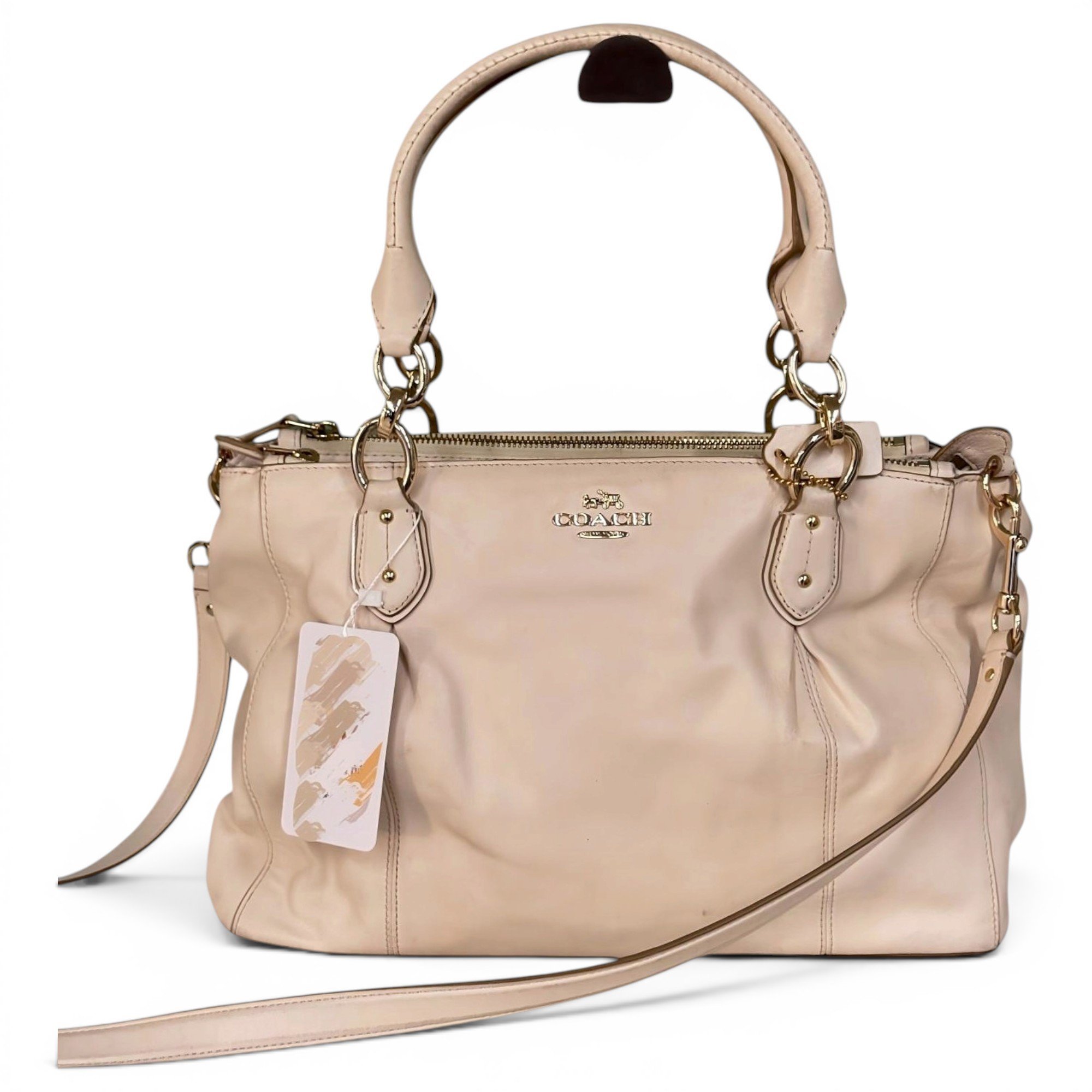 Leather handbag