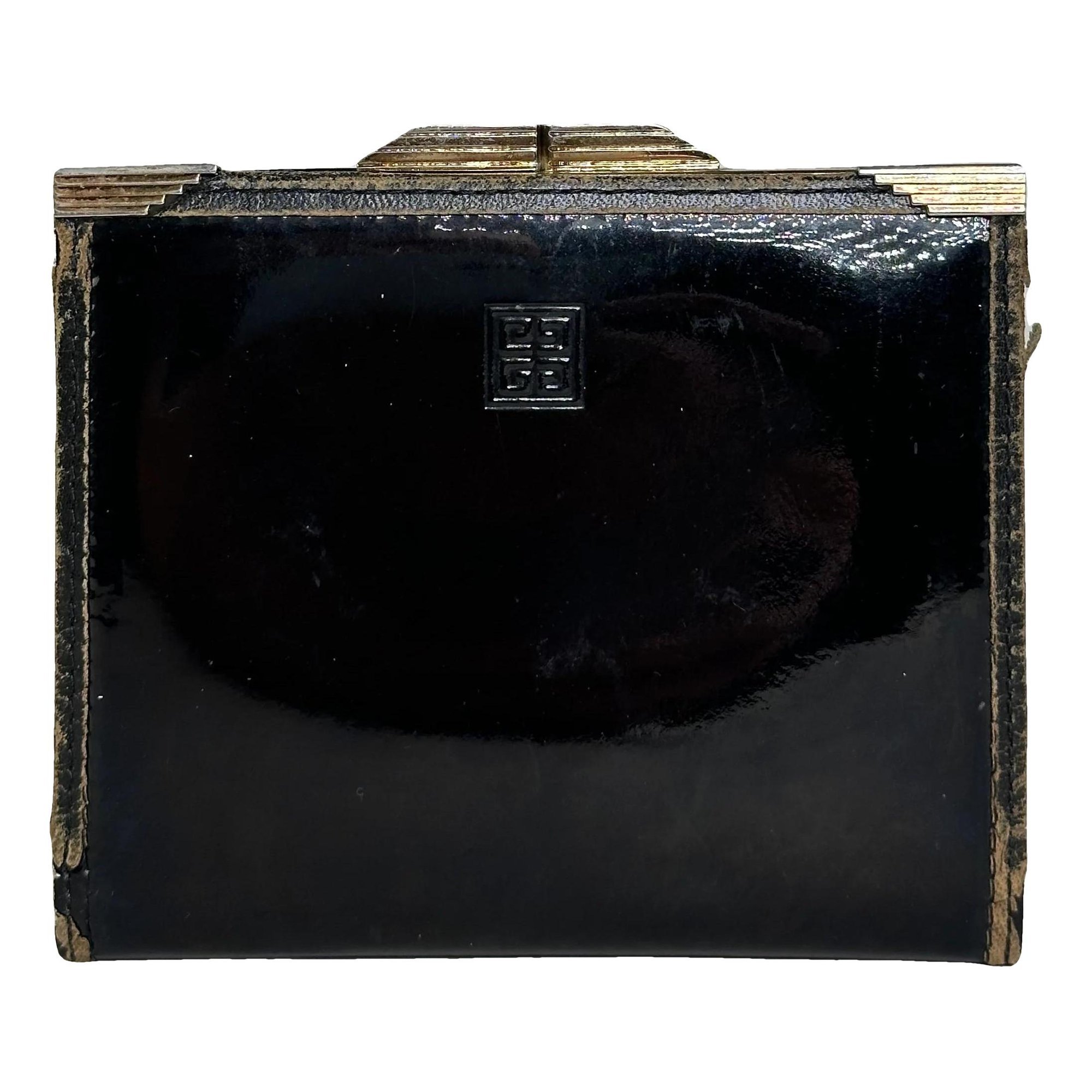 4G patent leather mini bag