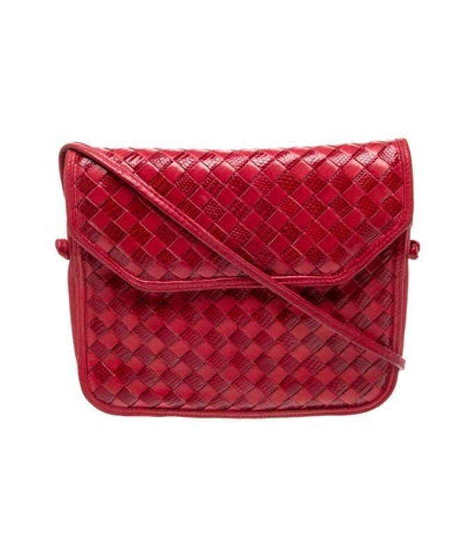 Bottega Veneta Veneta Leather Messenger Bag Vintage