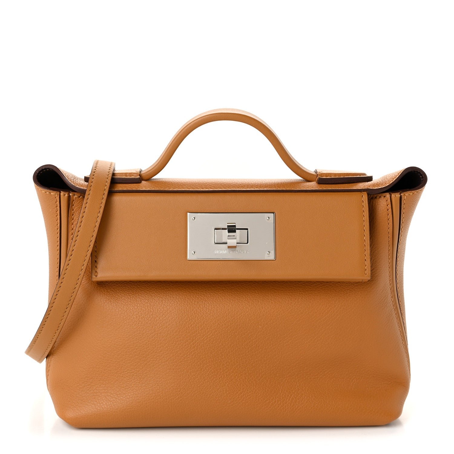Hermes Evercolor Swift Verso 24/24 21 Sesame Rouge Sellier