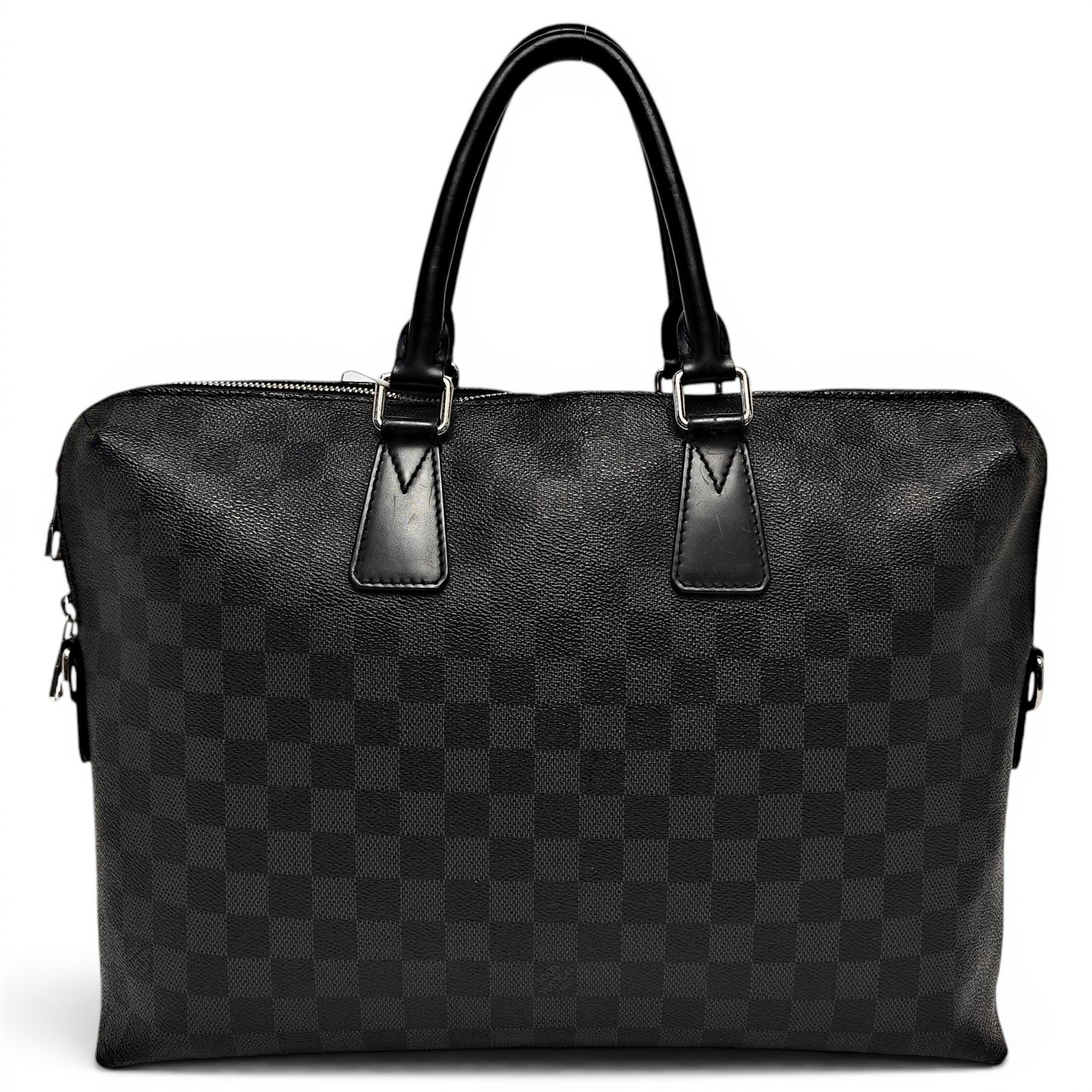 Porte Documents Voyage leather handbag