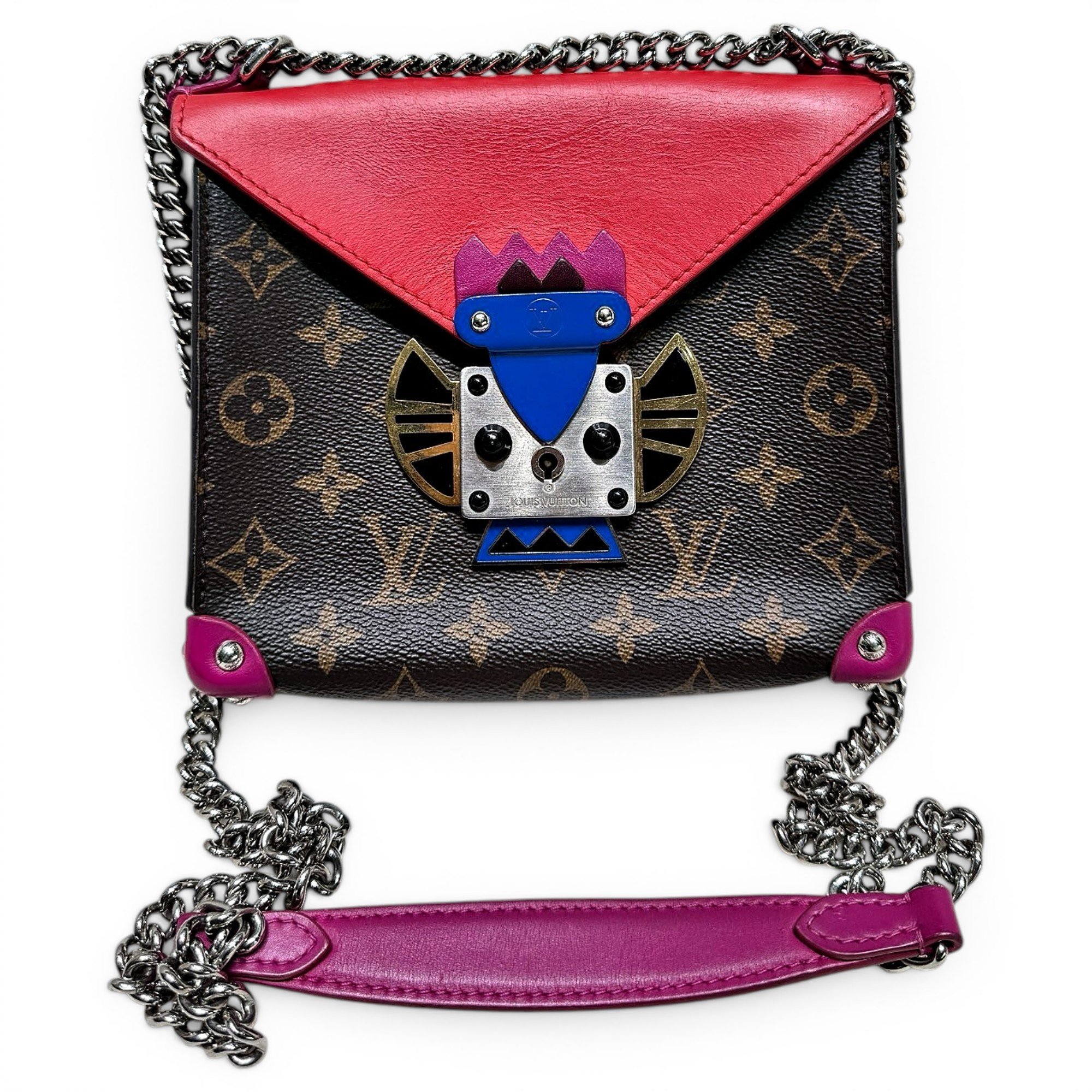 Petite Malle leather crossbody bag