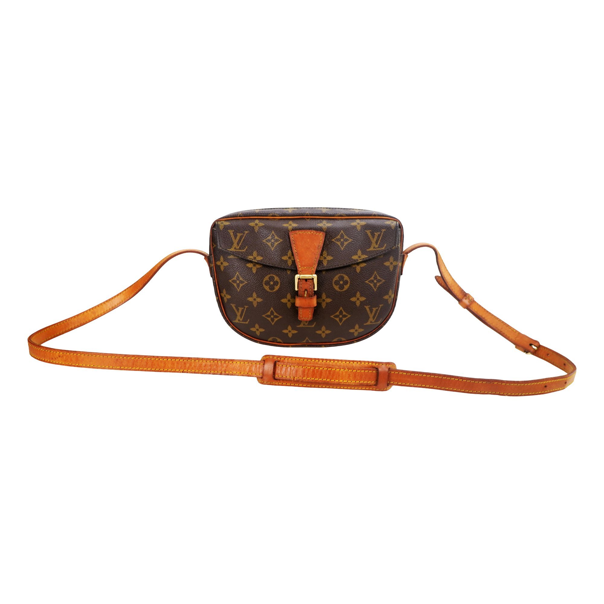 Jeune fille leather crossbody bag