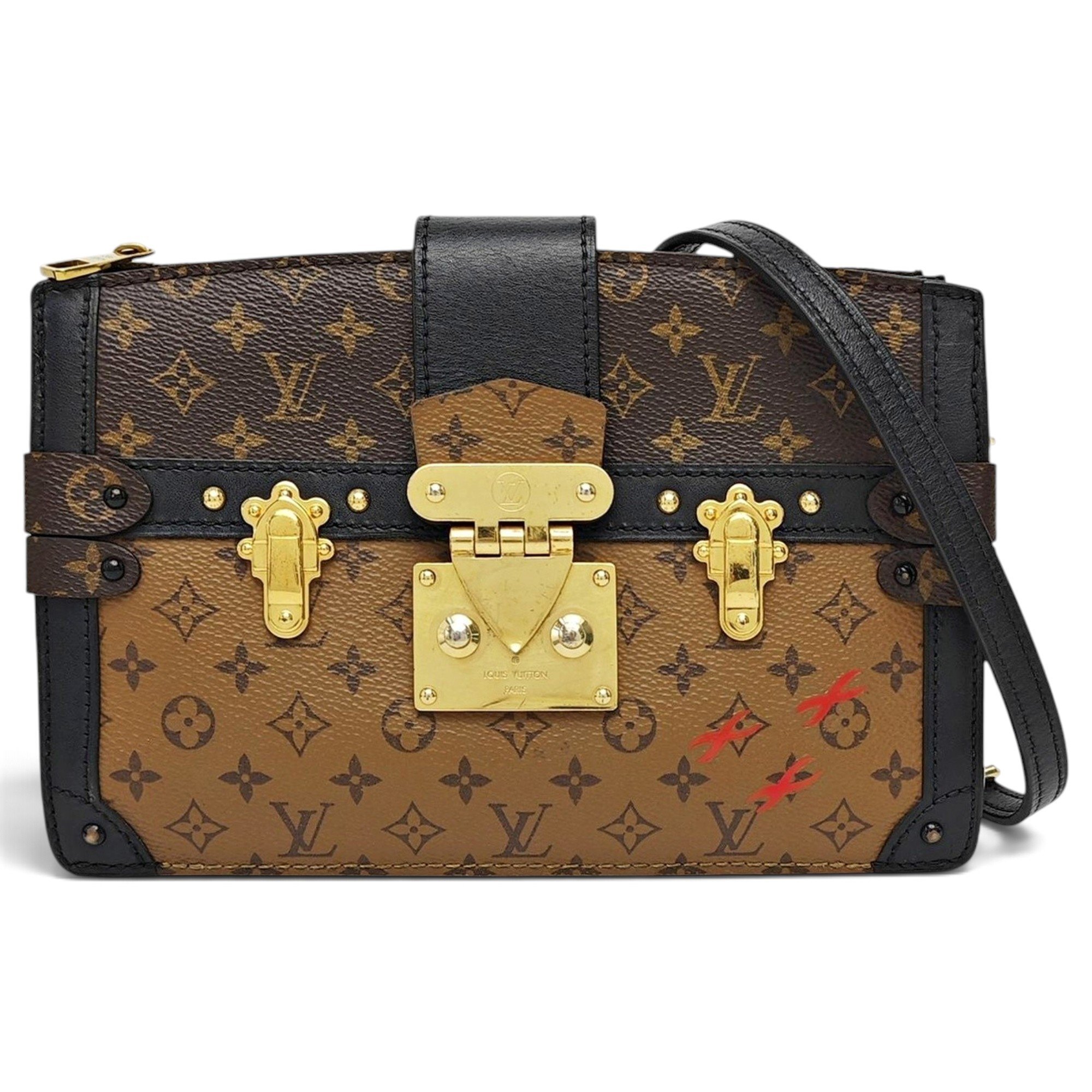 City Trunk leather handbag