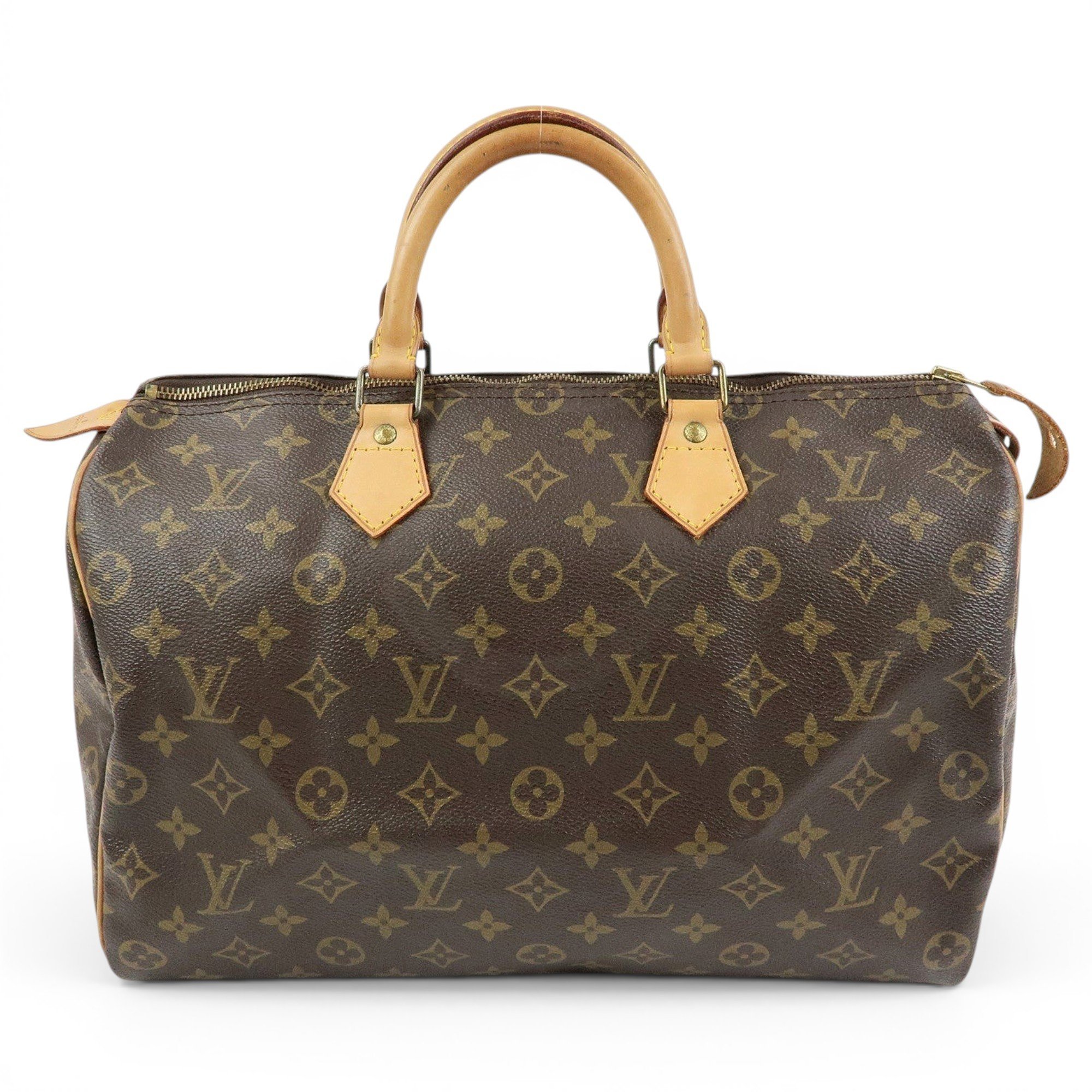 Speedy leather handbag