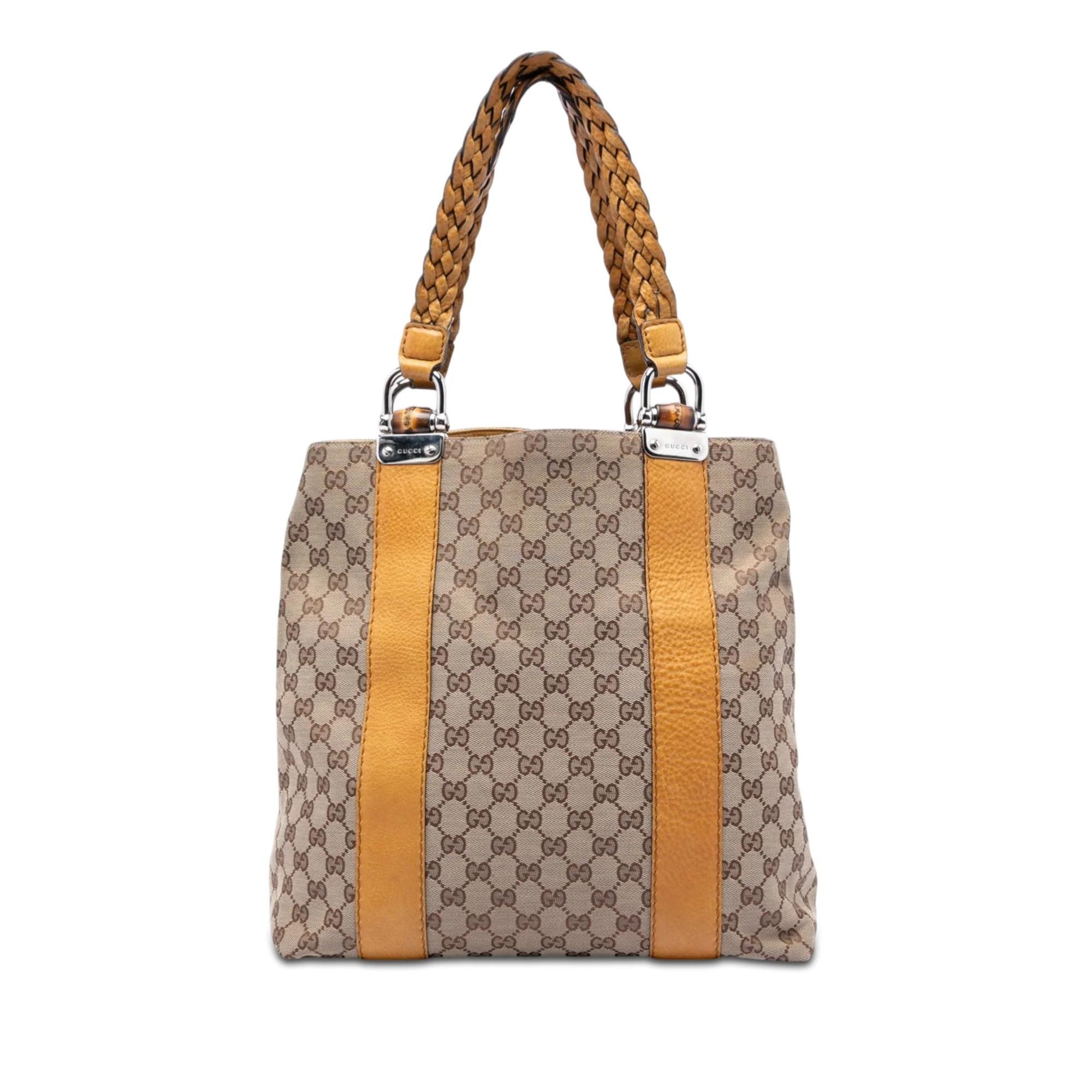 Bamboo leather tote