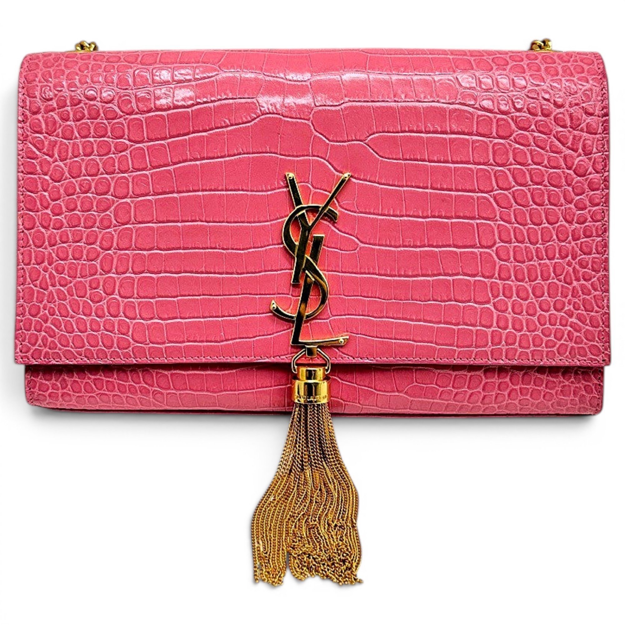 Pompom Kate leather crossbody bag