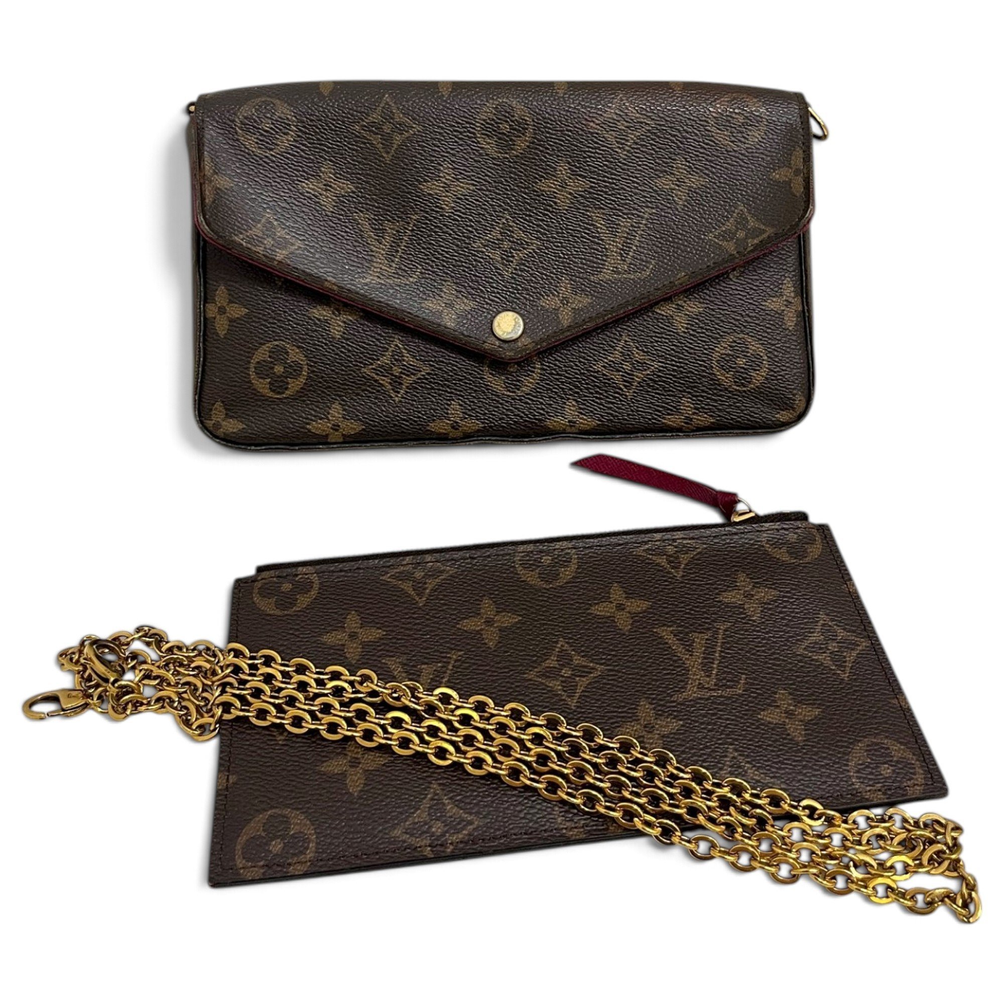 Louis Vuitton Félicie leather handbag