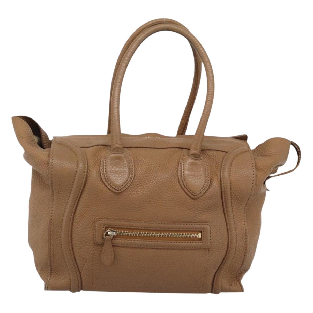 Luggage leather tote