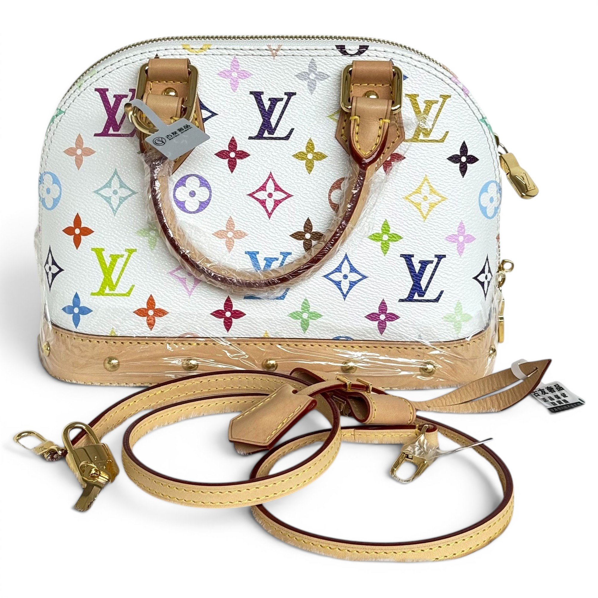 Alma leather handbag